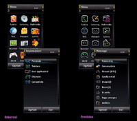 Темы для Symbian смартфонов sis s60 5th Universal & Precision Se7en